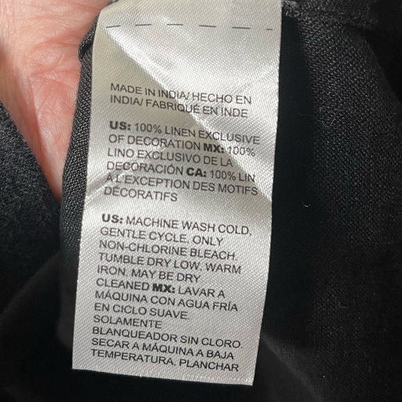 NEW Chico's Linen Off-Shoulder
Cutwork Crochet Blouse Top Size 20 - Picture 7 of 7